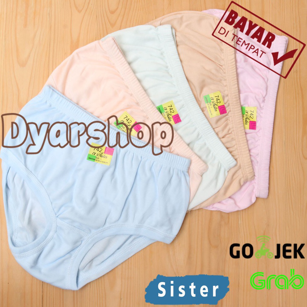 MURAH BANGET 6 pc - CD SISTER | CD Wanita berkualitas | CD perempuan halus Pakaian dalam Ibu ibu kar