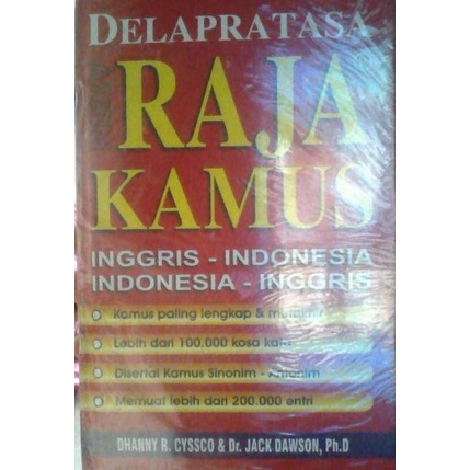 

Laris Buku Kamus Raja Kamus Bahasa Inggris-Indonesia Dan Indonesia - Inggris