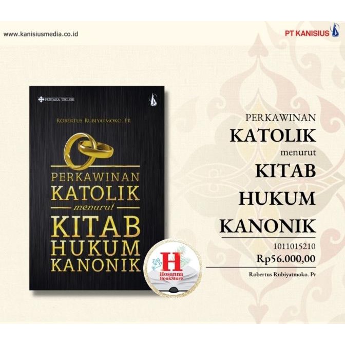 

Ready Diskon Buku Perkawinan Katolik Menurut Kitab Hukum Kanonik