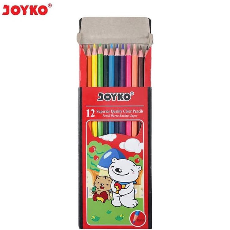

[V6N ✔♪) Pensil Warna Joyko CP-12PB Color Pencils [12 Warna] - kekiniian.!