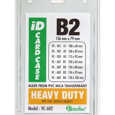 

BXZV2789 (COD )NEW_PRODUCT Plastik ID Card Mika B2 (Name Tag / Glue Card / Card Holder) PAK