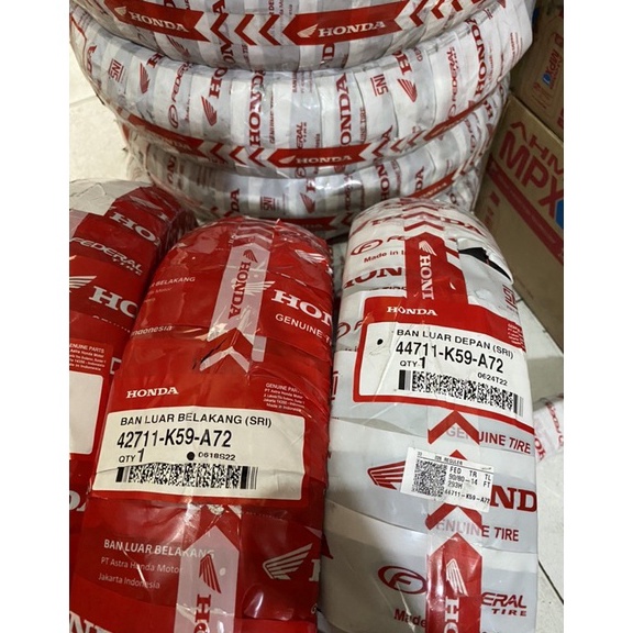 SALE BAN LUAR DEPAN BELAKANG TUBLES TUBELES HONDA FEDERAL AHM VARIO 150 NEW KEYLESS 2018-2022 ORIGIN