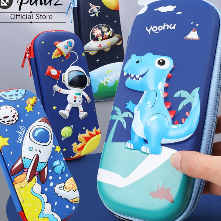 

LRZJ8927 STAR Puluz Student 3D Cartoon Pensil Bag/Double -Layer Large -kapacity Pencil Box/Stationery Wholesale
