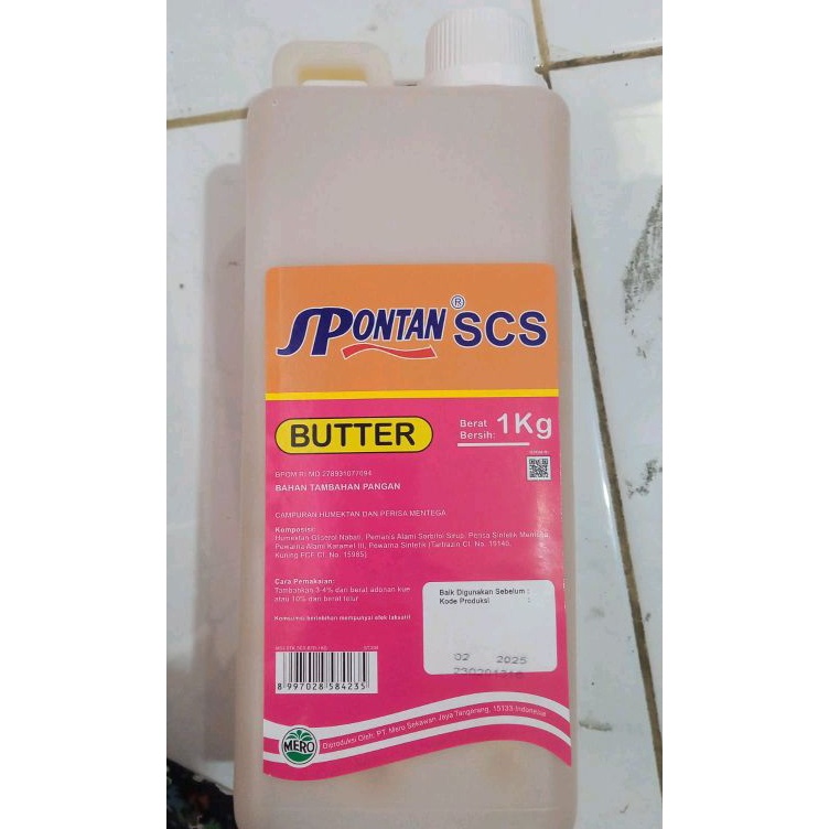 

KNZH6619 [PROMO sALE!!!] SPONTAN SCS BUTTER 1kg kemasan baru WYSMANN