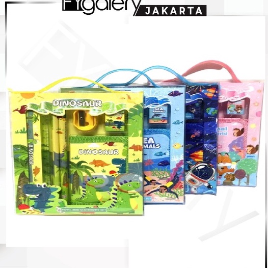 

FRGS3680 (COD )NEW_PRODUCT FYGALERYJAKARTA 2011_STATIONARY_SET Kotak Pensil Anak Set Stationery Alat Tulis Kotak Pensil Karakter