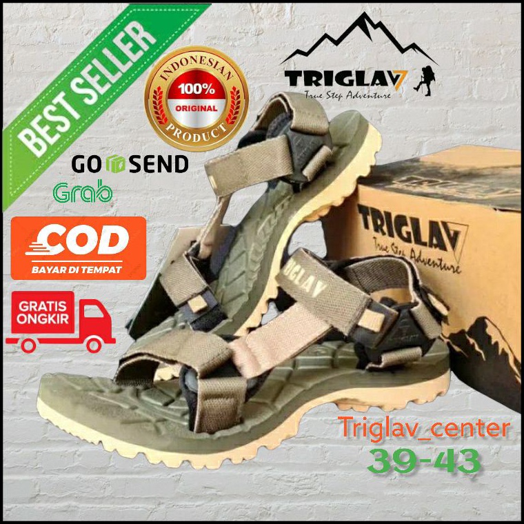 Modern.. Sandal gunung pria Triglav Original 100%|Sandal gunung|Sandal pria wanita|Sandal|Sandal sep