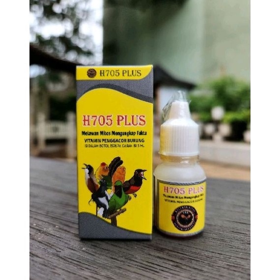 TERBARU H705 PLUS (VITAMIN PENGGACOR BURUNG HARIAN & BURUNG LOMBA )