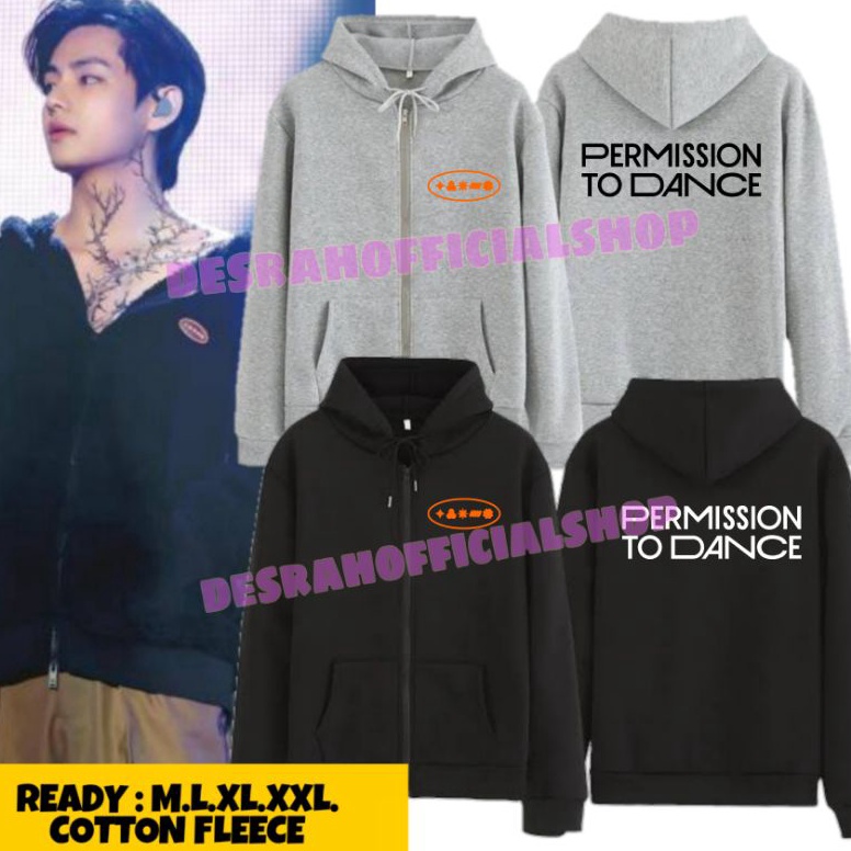 HARGA BERSAHABAT JAKET Hoddie RESLETING Korean BTS permission to dance On STAGE concert