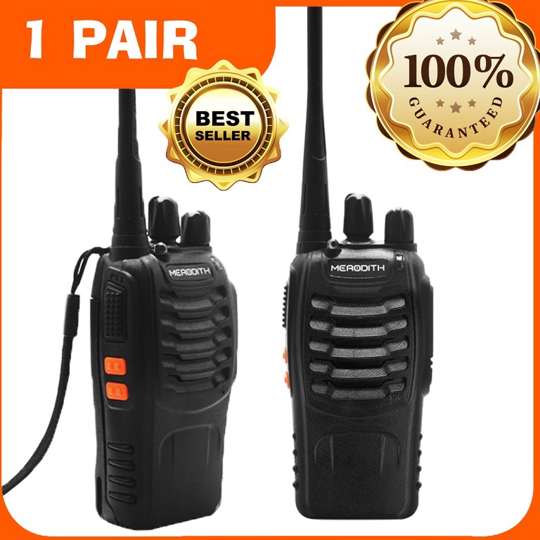 STOK TERBATAS HT Handy Talky  MERODITH-888S Radio Komunikasi Uhf Walky Talky 2 units Walkie talkie
