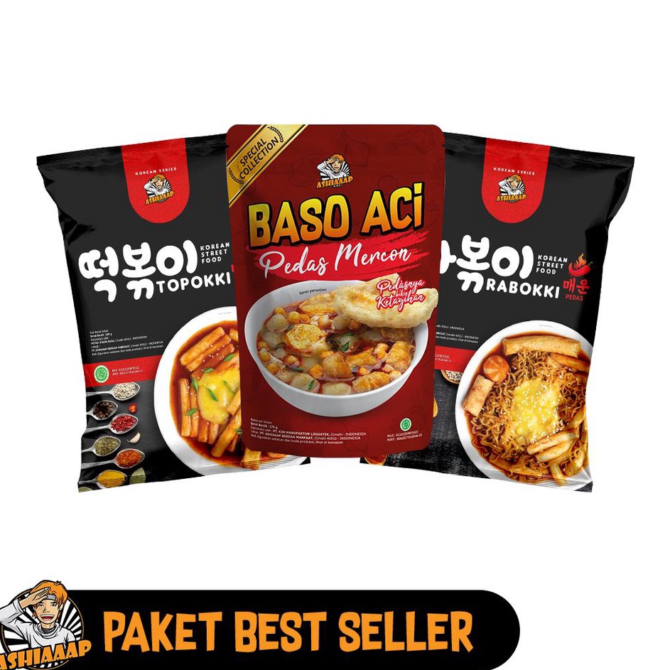 

Murah Ashiaaap Paket Boci Korea (Baso Aci Mercon + Rabokki + Topokki) Dijual Murah