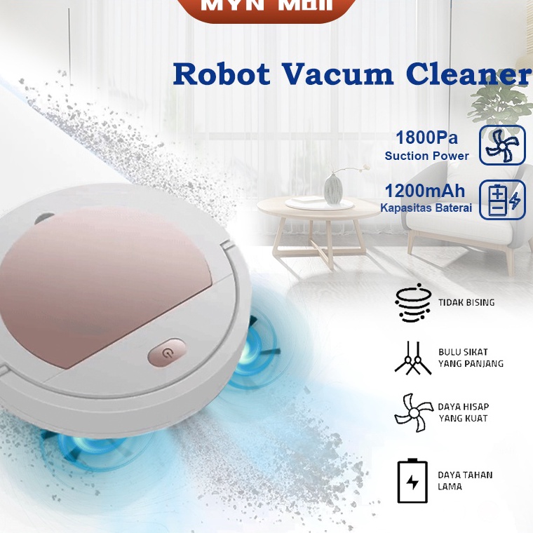 TERBAIK Robot Vacum Cleaner/3 in 1 Robot Vacum/Robot Cleaner/Robot Vacum Cleaner Sweeping Robot / SM