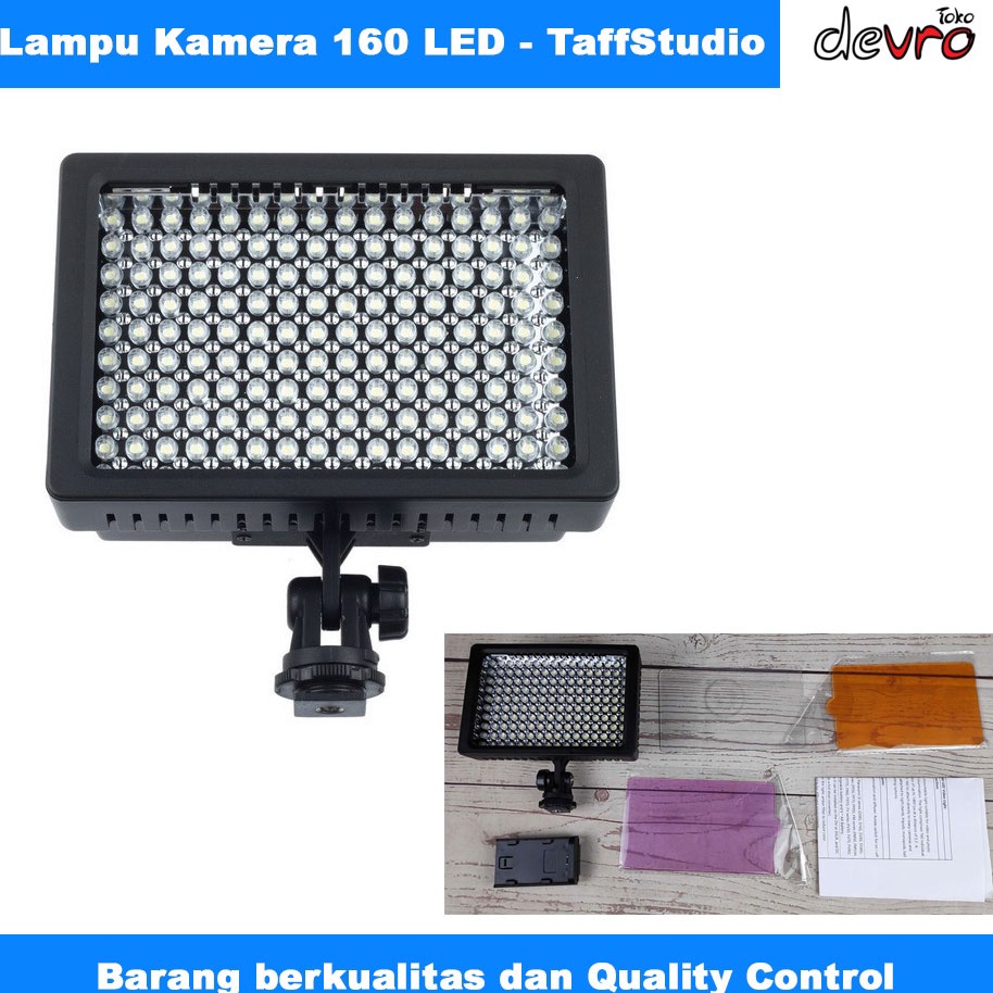 Best Product Lampu Kamera - Lampu Flash Kamera DSLR Mirrorless  - Lightning Kamera - 160 LED - LD-16