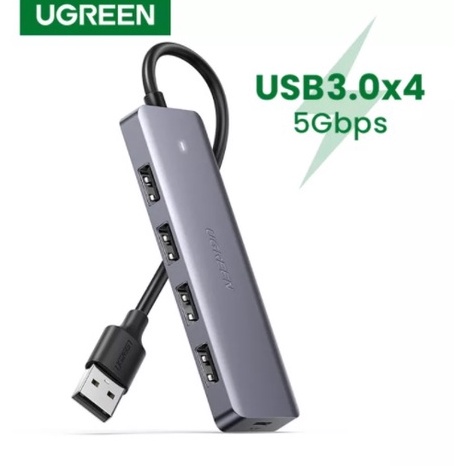 REKOMENDASI UGREEN USB 4 PORT HUB USB 3.0 HIGH SPEED FOR WINDOWS MACBOOK LINUXX