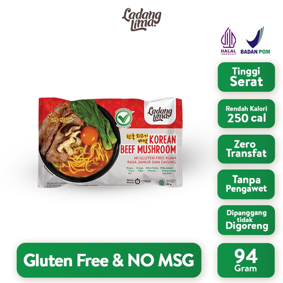 

XVWG2662 SALE TERBAIK Mie Korea 94g - Gluten Free Noodle Ladang Lima