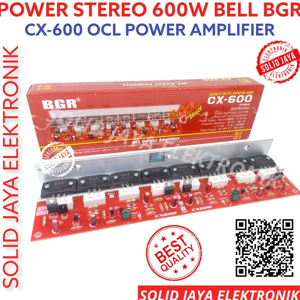 TERBAIK POWER STEREO 600W OCL CX600 AMPLIFIER AMPLI SOUND 600 WATT W OCL POWER AMPLIFIER SANKEN 2 CX 600 CX-600 BELL BGR