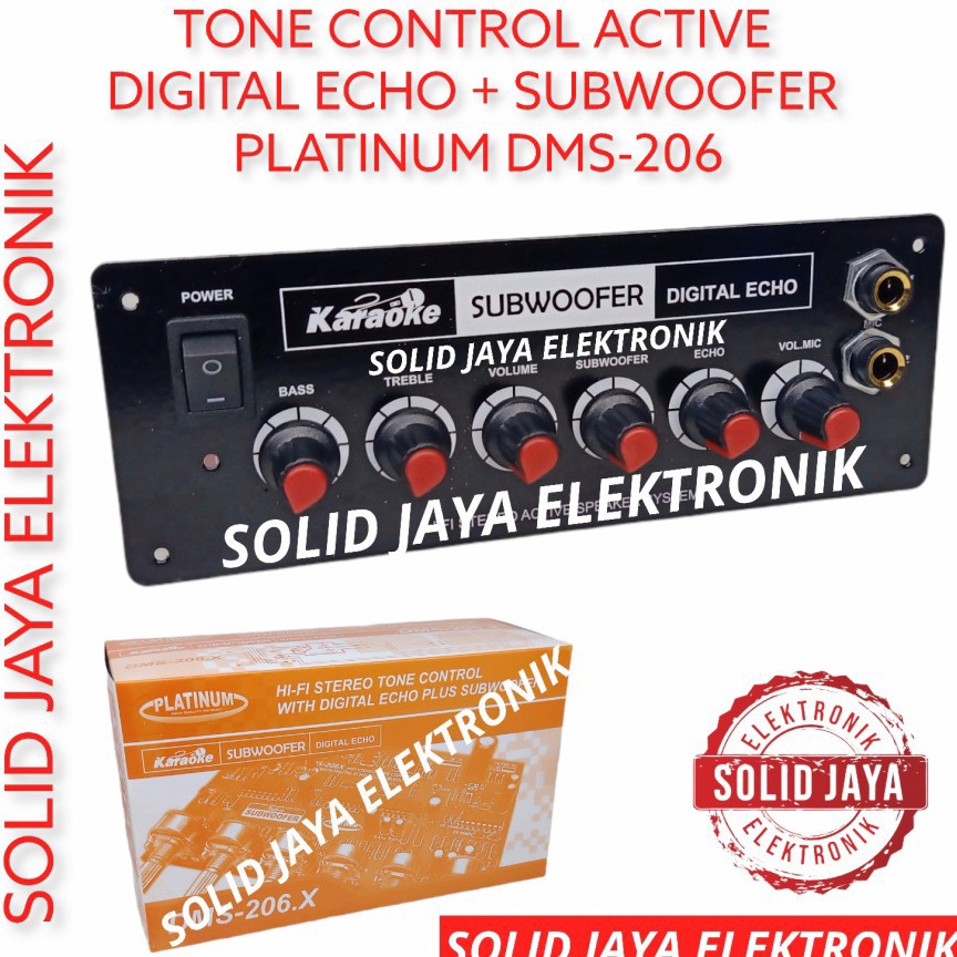 PALING DICARI TONE CONTROL AKTIF STEREO DMS206 DMS-206.X DMS 206 PLUS PANEL STEREO TONE KONTROL ACTI