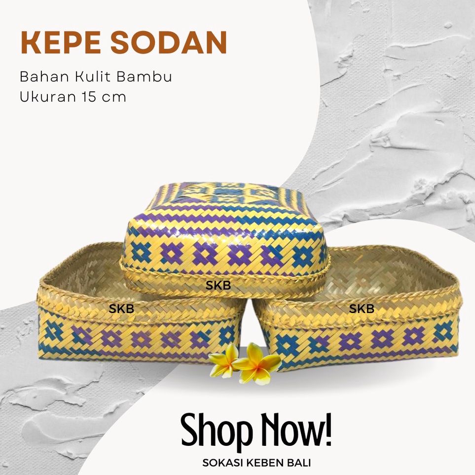 Stock readyU0g0F Kepe Sodan Kulit Bambu Ecer| Besek| Keben| Sokasi Keben Bali