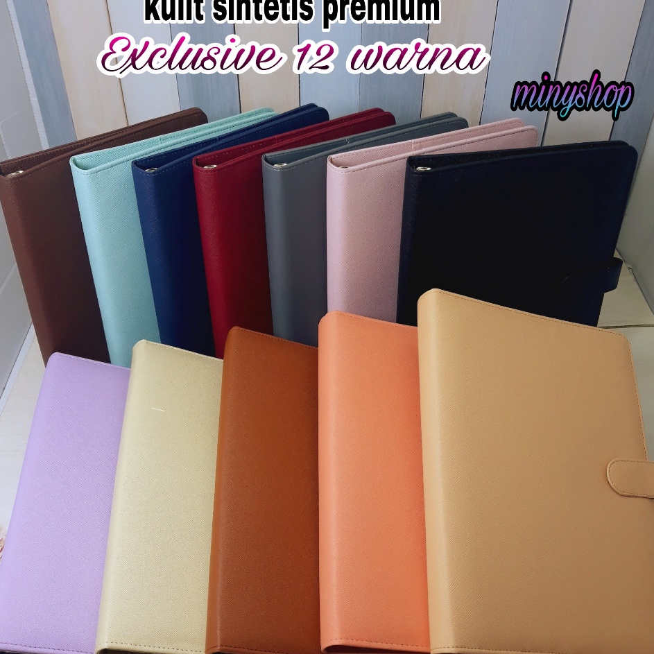 

PGXB3667 Diskon !! Binder Polos Exclusive B5 26 Ring 12 Warna Pilihan Buku Agenda Kuliah Kantor Bahan Kulit Termurah