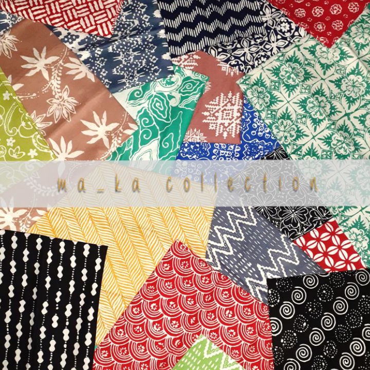 MXHX6215 ✔   Kain Batik Perca | Batik Cap Garutan | Batik Indonesia | Perca Batik