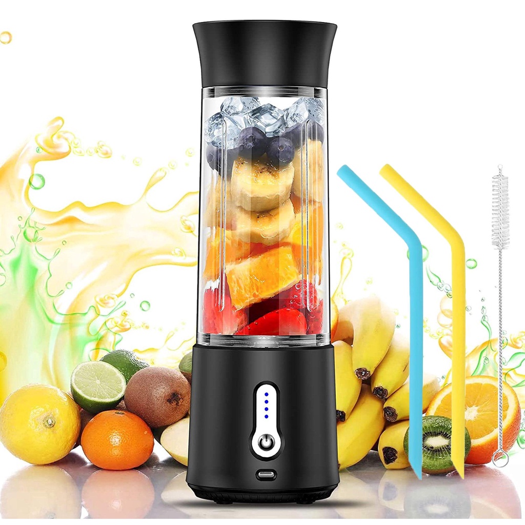 ❤500ml Portable Juice Blender 4000mah Usb Fresh Juice Rechargeable Smoothie 150w Personal Juicer Cup Fruit Mixer Machine