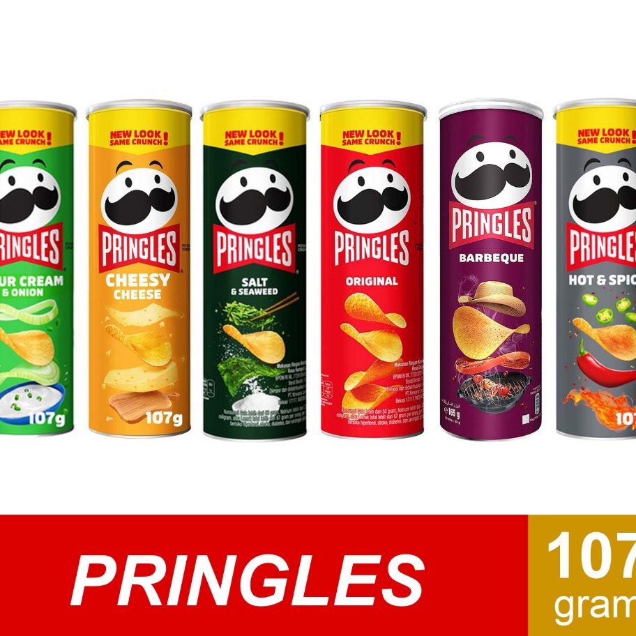 

Stock Banyak PRINGLES ukuran BESAR 107gr 5 Variant Rasa PROMO!!HALAL!!! Best Seller