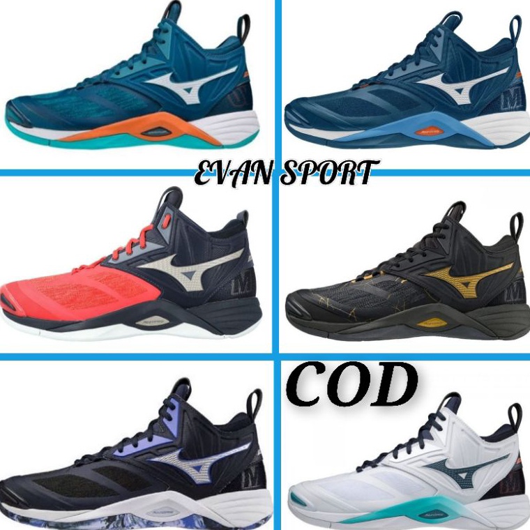BEST SELLER sepatu Volly mizuno wave lightning Mid IMPORT sepatu Voli mizuno sepatu Olahraga Badmint