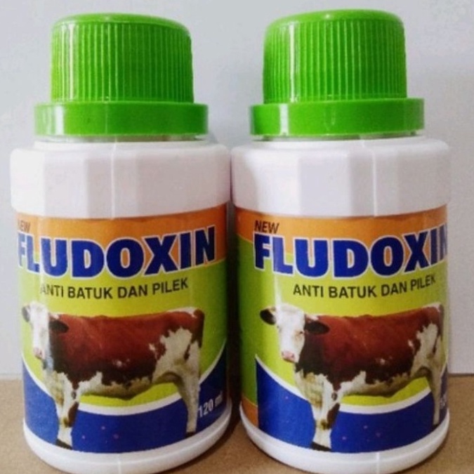 JMQB6432 PALING AMPUH>>>  Fludoxin Obat Anti Batuk & Pilek / Rebung Obat Anti Diare Hewan 120 ml Sap