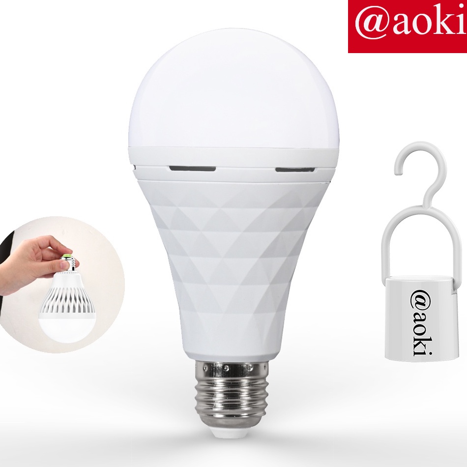 BEST SELLER AOKI Lampu Bohlam LED AC/DC NEW CRYSTAL Darurat Emergency Lamp