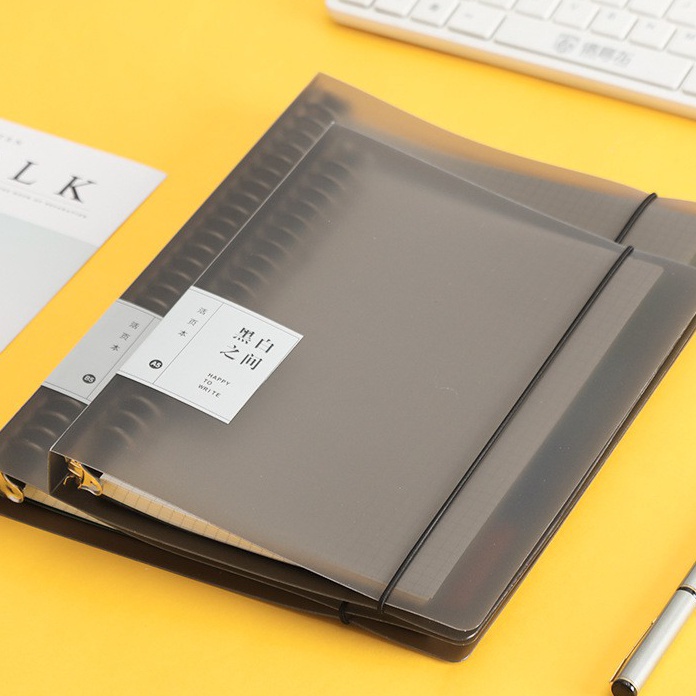 

(HD☆/V✓> Binder Note Black Cover Transparant A5 & B5 - 60 lembar/ banyak diminati.!