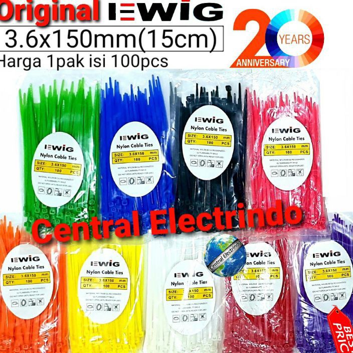 

VPMQ9097 11.11 Kabel Ties Cable Tie 3.6x150mm (15cm).