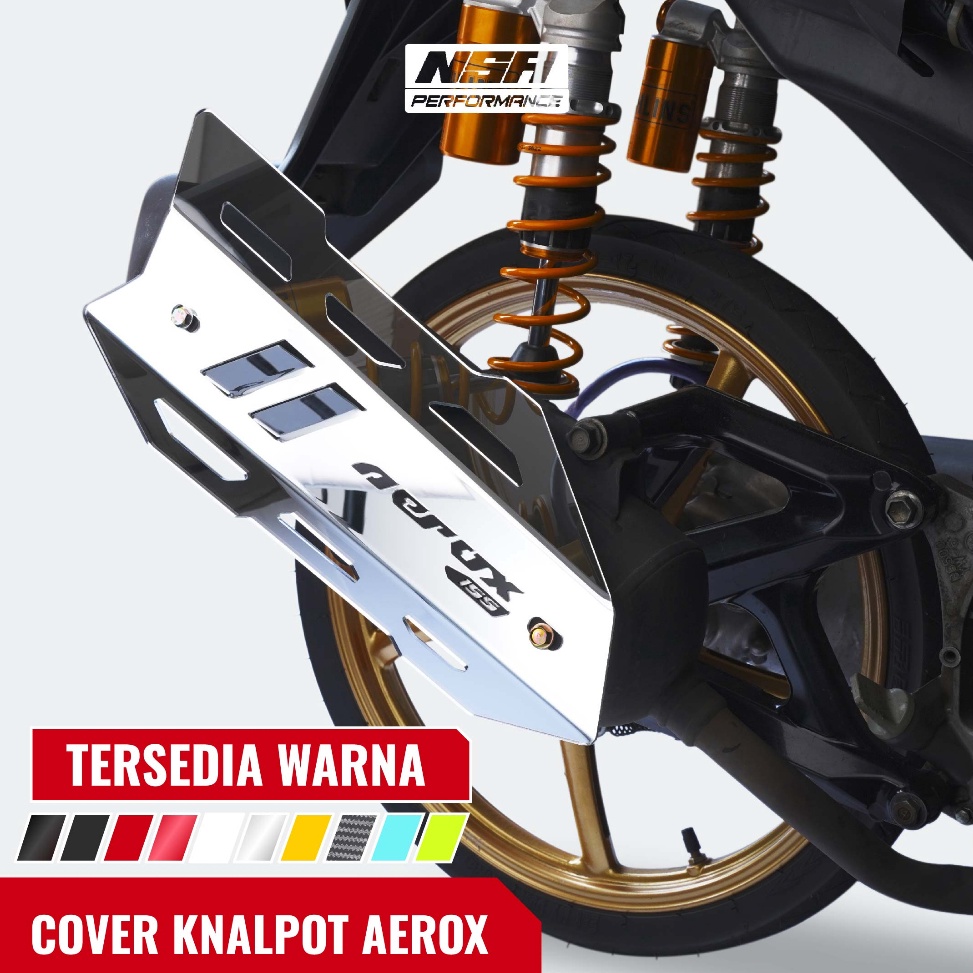 Diskon Promo Mnt COVER KNALPOT AEROX OLD DAN NEW TUTUP KNALPOT AEROX 155 TAMENG KNALPOT AEROX 155 OL