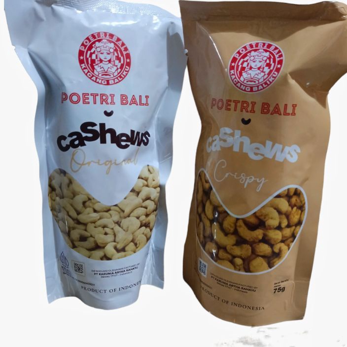 

QWBH4531 Ready Stok 75gr Kacang Bali Cashew Mete Mede poetri bali