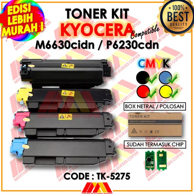 Best Sales Toner Kit Cartridge Tk-5275 Compatible Kyocera M6630Cidn 6630 P6230Cdn Pengiriman Cepat