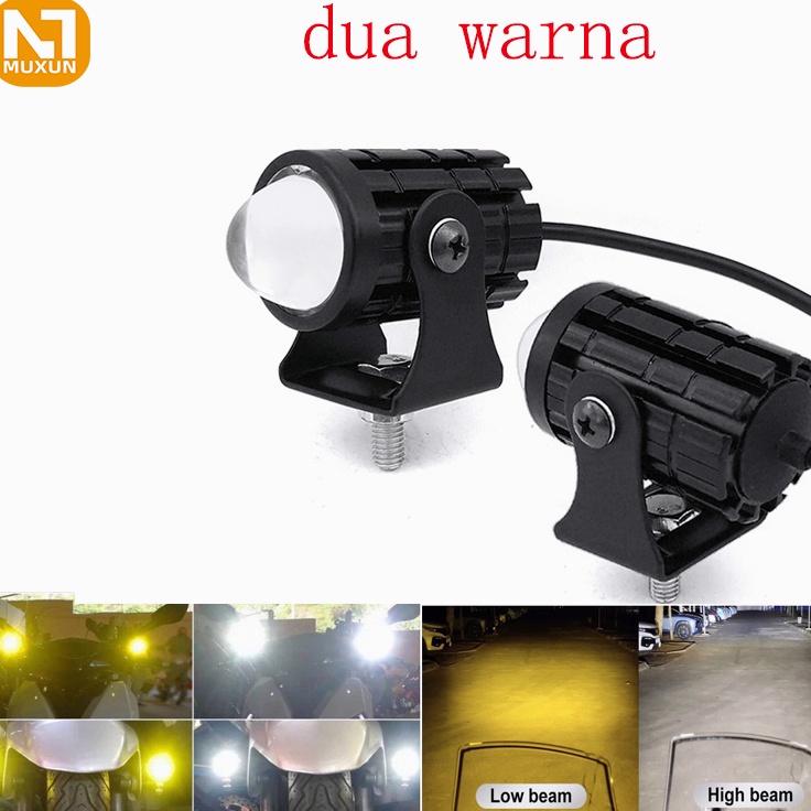 - Headlamp Lampu Sorot Sepeda Motor Led Lampu Tembak Laser Led Mini 2 Warna - Lampu Tembak Sorot Fog