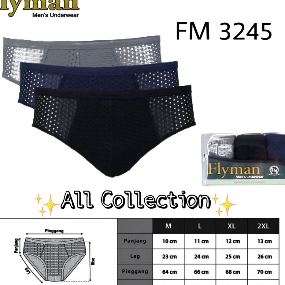Ready Flyman Celana Dalam Pria FM 3245 Terkini