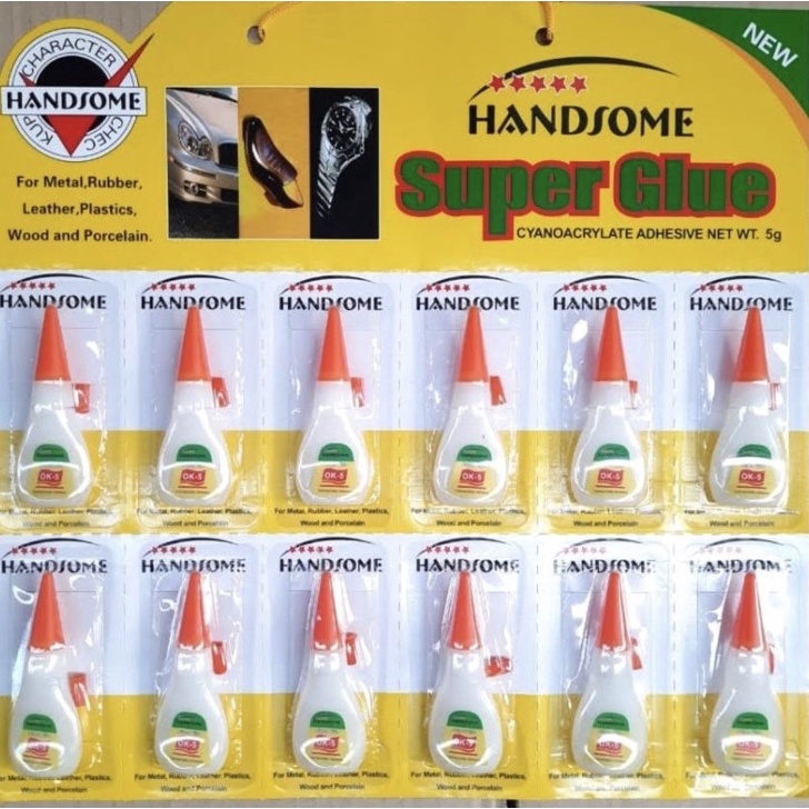 

THLN3075 SALE TERBAIK Lem Handsome Botol Lembaran @12pcs