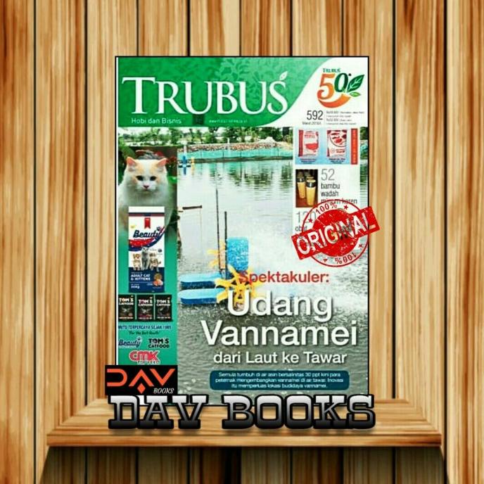 

7.7 Sale Majalah Trubus 592 Maret 2019 Udang Vannamei Dari Laut Ke Tawar