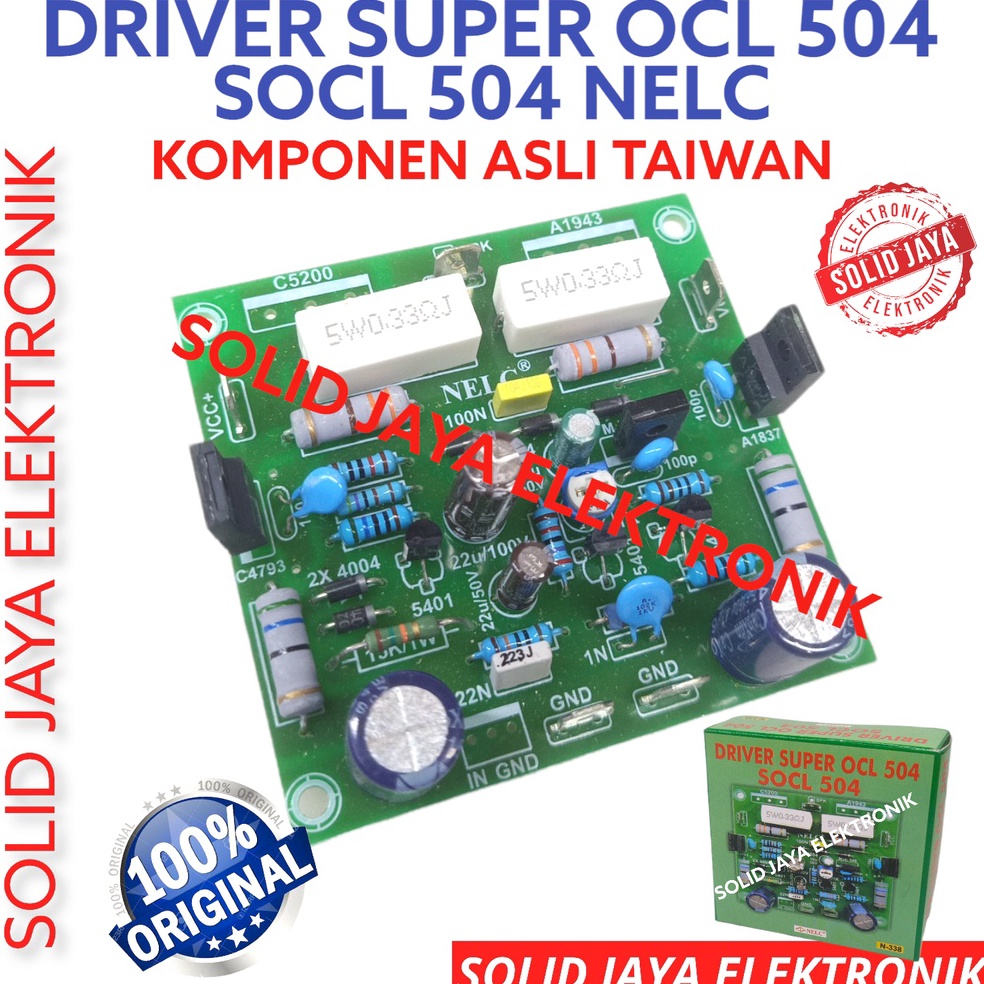 SALE TERBATAS KIT DRIVER POWER SOCL 504 SUPER OCL 504 SOCL504 DRIVER AMPLI AMPLIFIER SOUND SOCL-504 