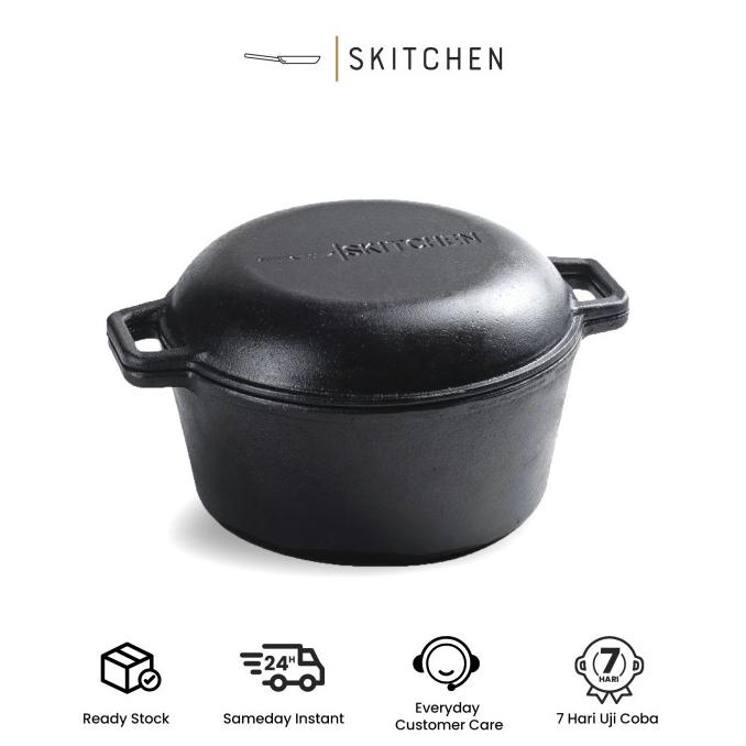 Denver Dutch Oven by SKITCHEN/Combo Dutch Oven/Cast Iron Kitchenware