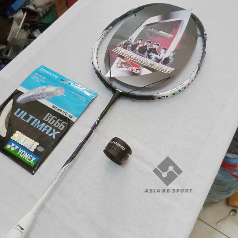 SPECIAL PRICE Raket Badminton LINING TECTONIC 9 / 7 Asean Premium Special 32 Lbs Fullset Tas + Grip