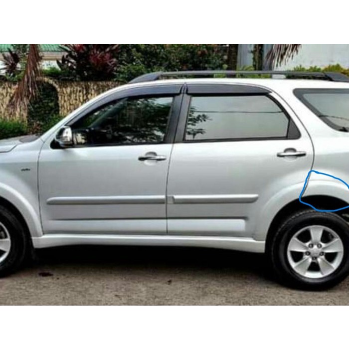 spoiler fender belakang rush terios 2010 2011 2012 2013 2014 2015 ori dhaffastore