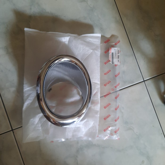 ring chrome cover foglamp ayla 2012 2013 2014 2015 2016 2017 ori dhaffastore