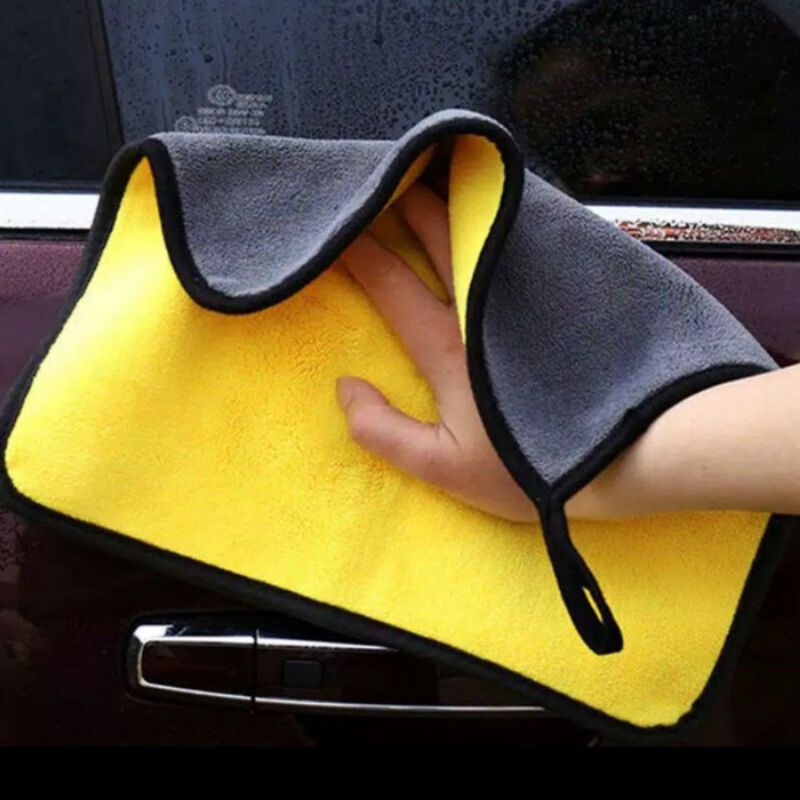 f7 Kain Lap Serbaguna | Lap Dapur | Lap Mobil Microfiber Tebal 40x30 | Aksesoris Mobil Pembersih Cuc