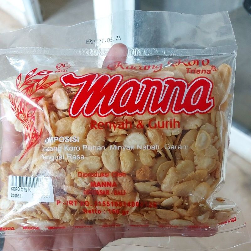 

KACANG KORO MANNA ORI KEMASAN KECIL