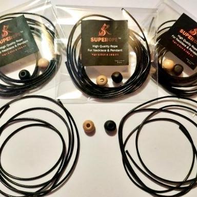 favorit] Tali Kalung Galaxur Pendant Brand SUPERROPE Warna Hitam