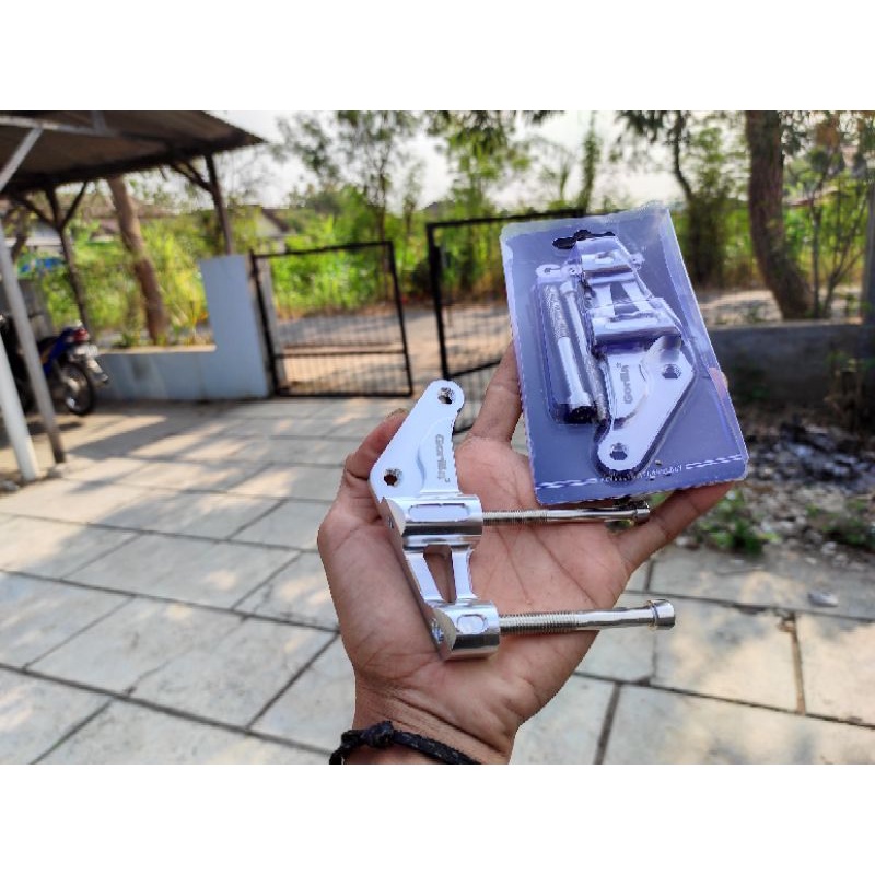 breket caliper kiri shock depan ninja gorilla serpico kiri kidal brecket caliper kiri skok depan nin