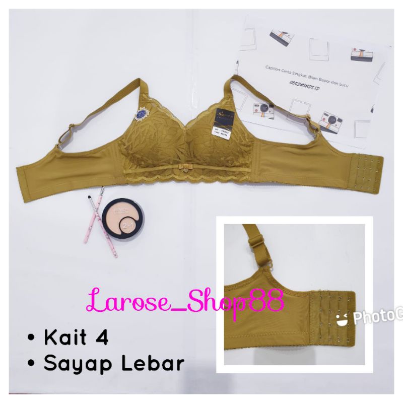 Bh Sorex Ca050 Sayap Lebar Bra Tanpa Kawat Busa Sedang Kait 4