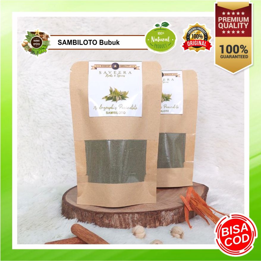 

SAMBILOTO BUBUK uk. Pouch, 100% ALAMI KUALITAS PREMIUM - BUMBU DAPUR / REMPAH / RIMPANG JSR