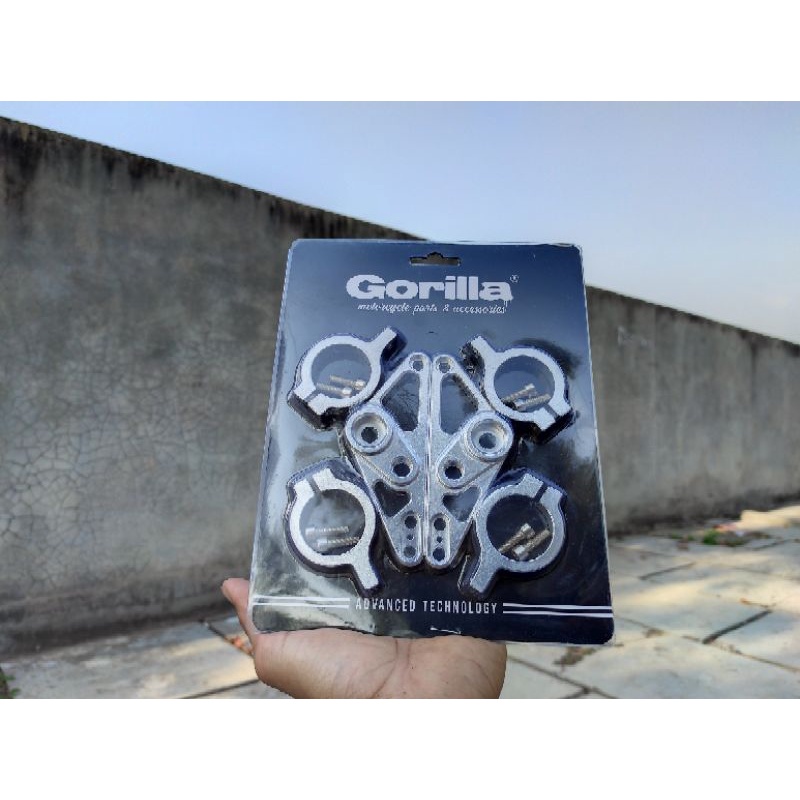 BRECKET BREKET BRACKET LAMPU DEPAN PNP SKOK SHOCK SHOK CB GL MP TIGER NINJA VIXION DUDUKAN PANGKON P