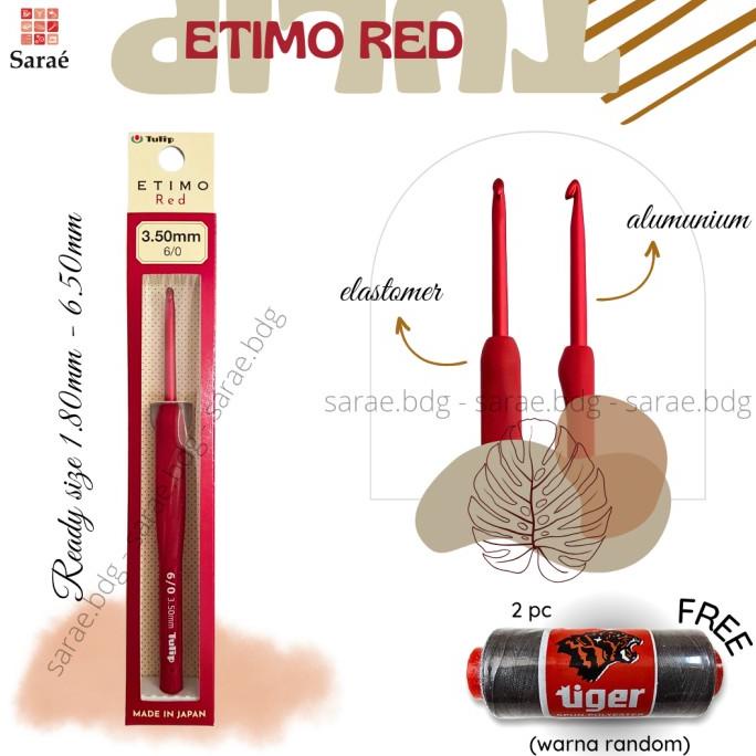 {{{{}}] Tulip Etimo Red Crochet Hook